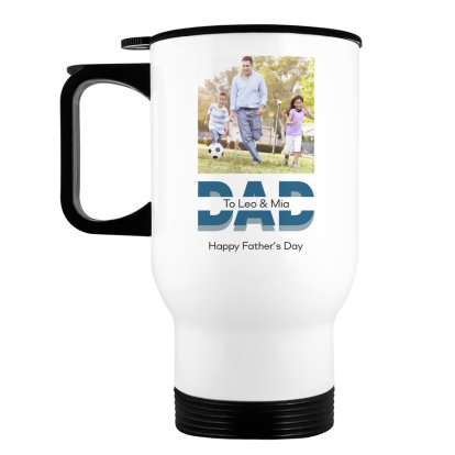 Personalised Father's Day Photo Travel Mug