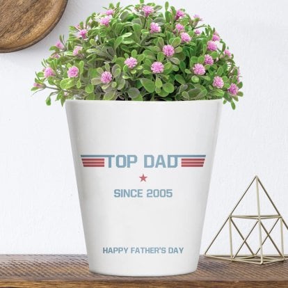 Personalised Father's Day Plant Pot