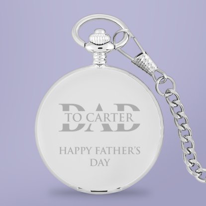 Personalised Father's Day Pocket Watch