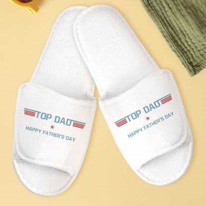 Personalised Father's Day Slippers