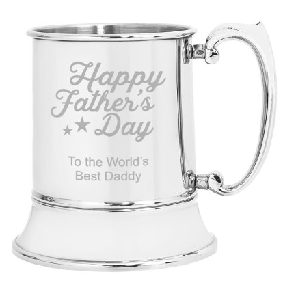 Personalised Father's Day Stainless Steel Tankard