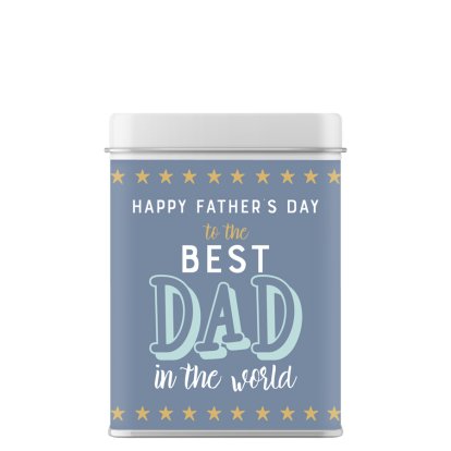 Personalised Father's Day Tea Tin
