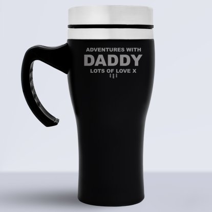 Personalised Father's Day Travel Mug with Handle