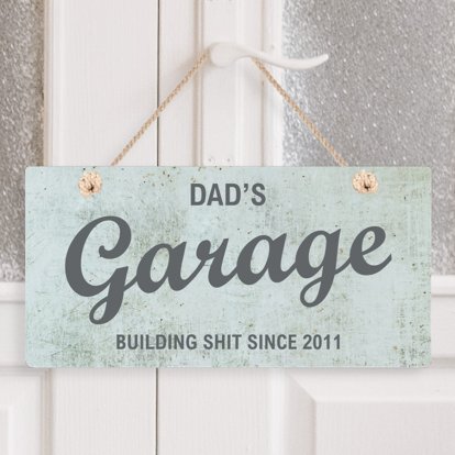 Personalised Father's Day Wooden Sign 