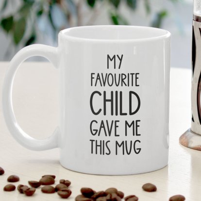 Personalised Favourite Child Mug for Mother's Day