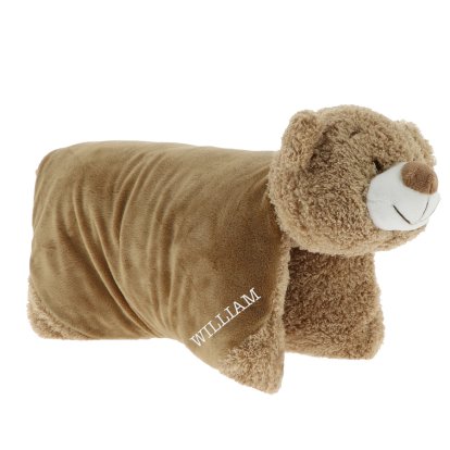 Personalised Foldable Cuddly Bear Cushion