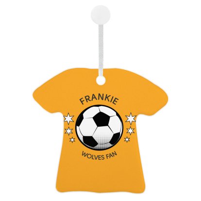Personalised Football T-Shirt Keepsake - Wolves Fan 