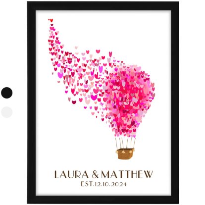 Personalised Framed Poster - Love is in the Air Photo 2