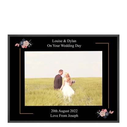 Personalised Glass Photo Frame - Any Occasion