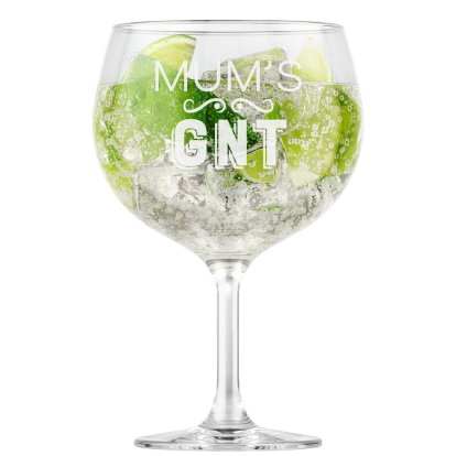 Personalised GNT Gin Glass