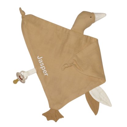 Personalised Goose Comforter - Misty Ginger