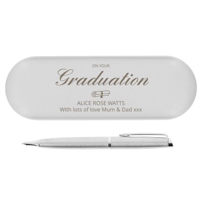 Personalised Graduation Pen and Pen Case Set