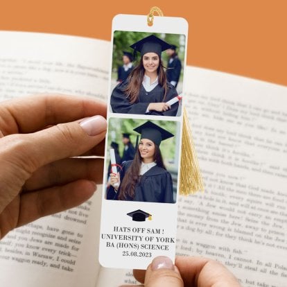 Personalised Graduation Photo Bookmark 