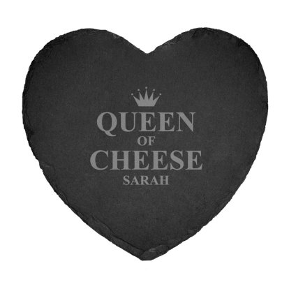 Personalised Heart Slate Board - Queen