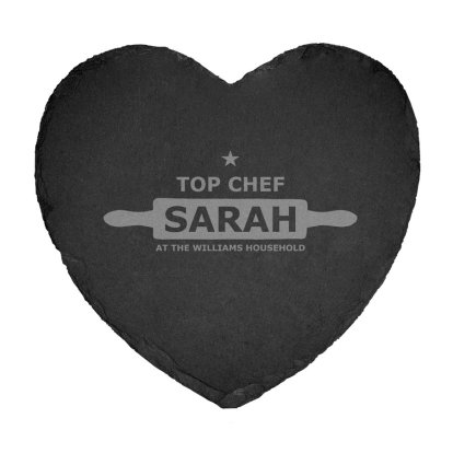 Personalised Heart Slate Board - Top Chef