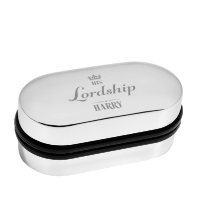 Personalised His Lordship Cufflink Box