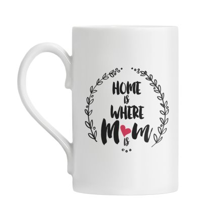 Home is Where Mum is Personalised Windsor Mug