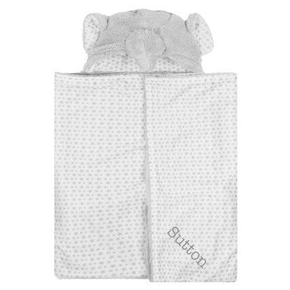 Personalised Hooded Little Elly Blanket