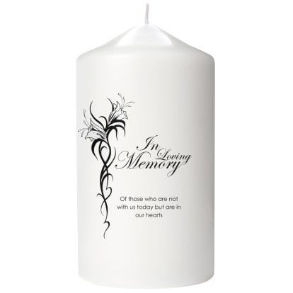Personalised In Loving Memory Candle