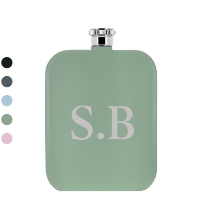 Personalised Initials Modern Hip Flask