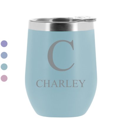 Personalised Initials Travel Coffee Cup