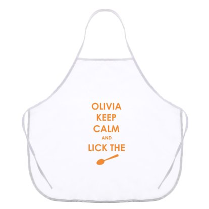Personalised Kids Apron - Lick The Spoon