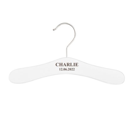 Personalised Kids Clothes Hanger - Name and Date