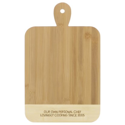 Personalised Large Bamboo Chopping Board