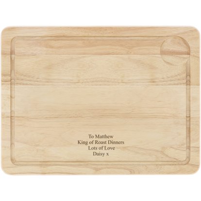 Personalised Large Carving Board
