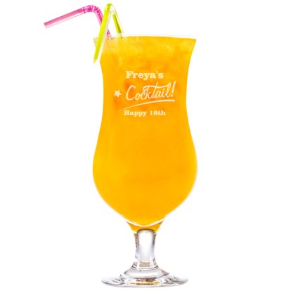 Personalised Large Cocktail Glass - Established
