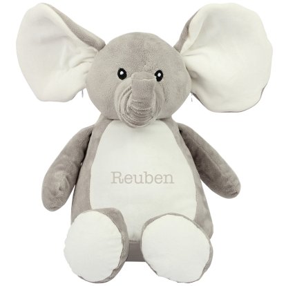 Personalised Large Elephant Soft Toy