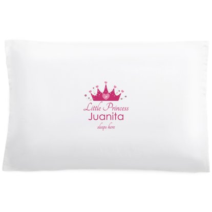 Personalised Little Princess Pillowcase