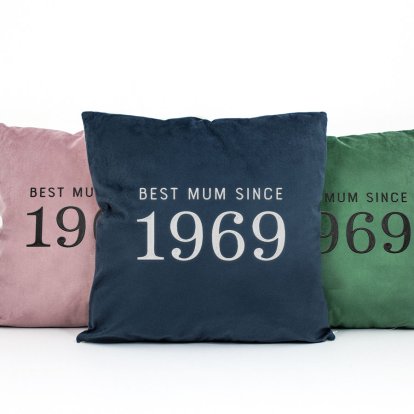 Personalised Luxury Cushions Year Design Photo 2