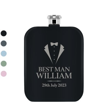 Personalised Luxury Wedding Pocket Hip Flask