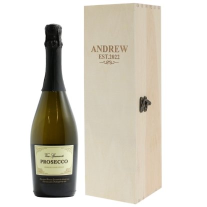 Personalised Wine / Champagne Box - Established