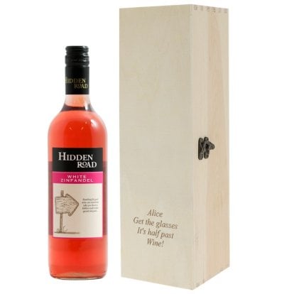 Personalised Wine / Champagne Box - Any Message 