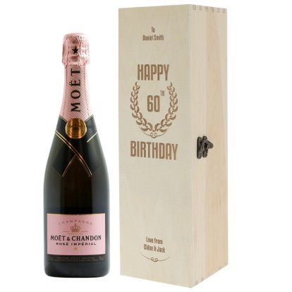 Personalised Luxury Wooden Wine Box - Special Birthday