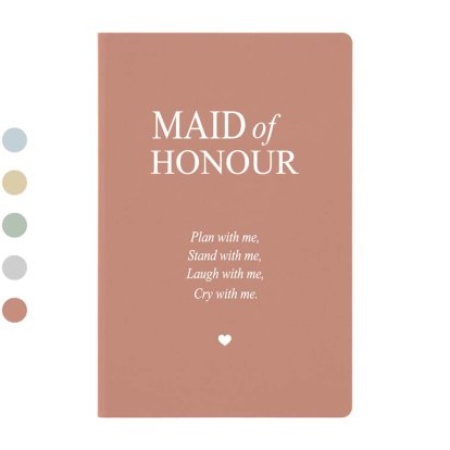 Personalised Maid of Honour Notebook