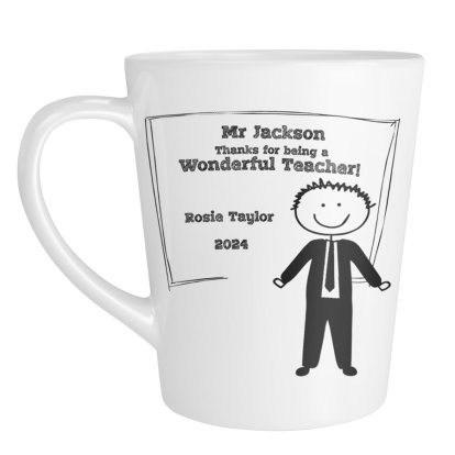 Personalised Male Teacher Mug