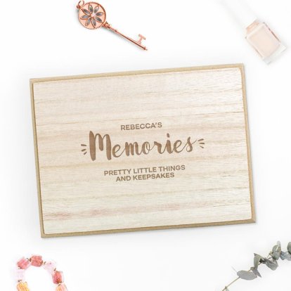 Personalised Memories Keepsake Box