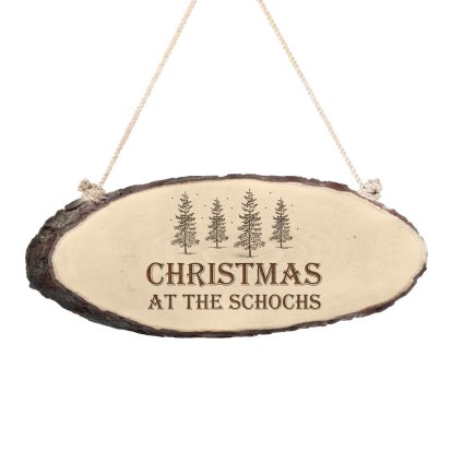 Personalised Merry Christmas Sign