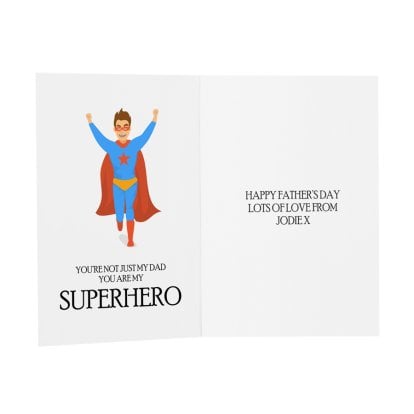 Personalised Message Card - My Superhero