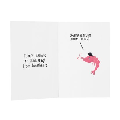 Personalised Message Card - Shrimply the Best