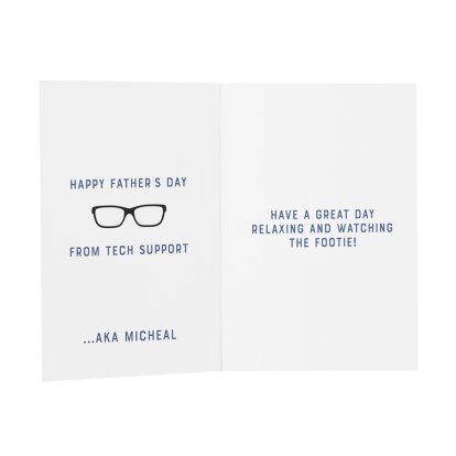 Personalised Message Card - Tech Support