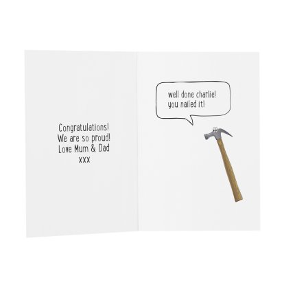 Personalised Message Card - You Nailed It