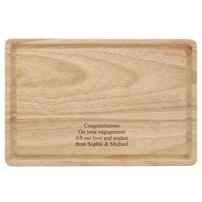 Personalised Message Rectangular Chopping Board