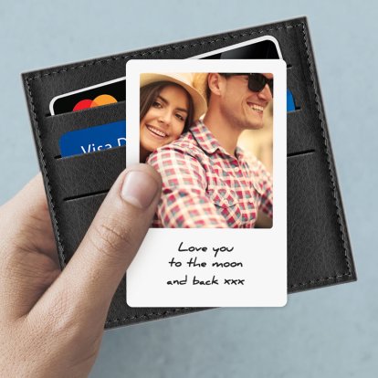 Personalised Metal Wallet or Purse Card Keepsake