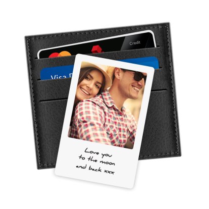 Personalised Metal Wallet or Purse Card Keepsake