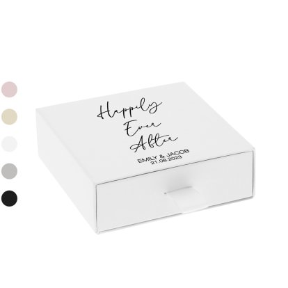 Personalised Mini Wedding Keepsake Box