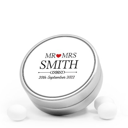 Personalised Mints - Mr and Mrs Range